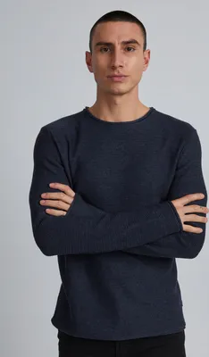 Produktbild von !Solid SDJarah Herren Strickpullover Feinstrick Pullover Pulli mit Rundhalsausschnitt und Struktur Strick