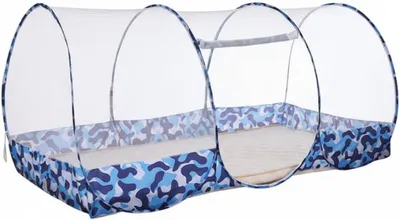 Produktbild von Tragbares Pop-up-Moskitonetz in Tarnblau, 35, 43 cm Höhe