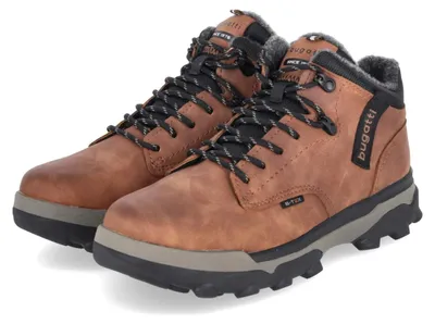 Imagen del producto de Botas para hombre Bugatti, color marrón, confeccionadas en textil y sintético. Talla: 46
