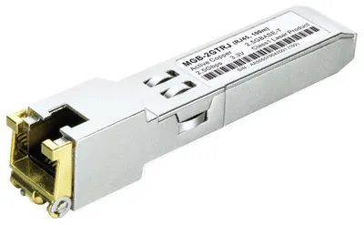 Image de PLANET 2.5GBASE-T SFP Cuivre RJ45, cuivre, 2 500 Mbit/s, SFP, métallique, -40 à 85 °C, -40 à 85 °C