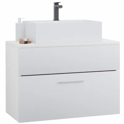 Obrázek produktu pro Skříňka pod umyvadlo s deskou LUPO LP7 bílý laminát
