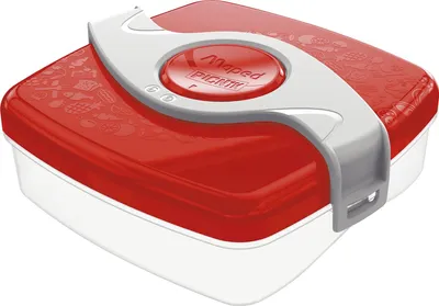 Produktbild von Maped PICNIK Brotdose ORIGINS LUNCH-BOX 0,52 l rot/grau