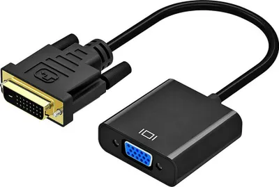 Produktbild von DVI Stecker VGA Buchse Adapter Digital Analog Konverter Kabel DVI-D 24+1 Stecker