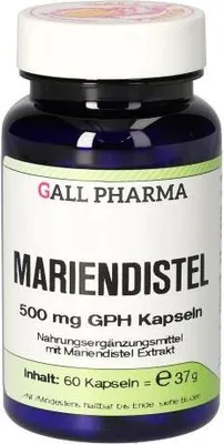 Produktbild von GALL PHARMA Mariendistel 500 mg GPH Kapseln, 60 St. Kapseln