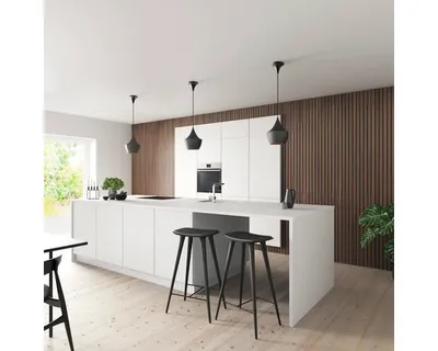 Produktbild von Fjordwall Akustikpaneel LUX Walnuss 2400 x 600 x 20 mm