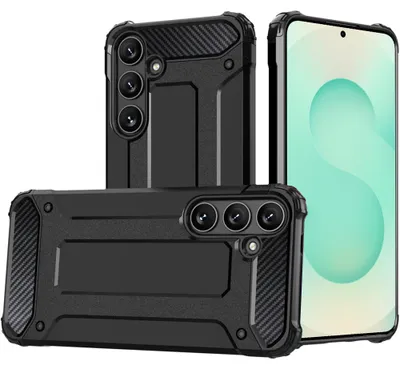 Obrázok produktu pre Techsuit – Hybrid Armor – ochranný obal na Samsung Galaxy S25 – čierny