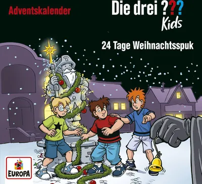 Produktbild von Die drei ??? Kids Adventskalender - 24 Tage Weihnachtsspuk