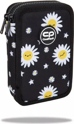 Zdjęcie produktu dla Piórnik podwójny z wyposażeniem Coolpack Jumper 2 Daisy black