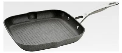 Produktbild von Grillpfanne, 28 cm, quadratisch, mit Ausguss, Antihaftbeschichtung, für alle Herdarten geeignet