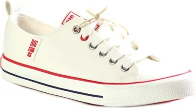 Zdjęcie produktu dla Damskie Materiałowe Trampki BIG STAR JJ274123 Białe 39