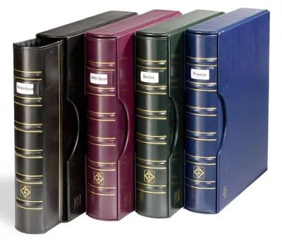 Produktbild von Ringbinder GRANDE SIGNUM Classic-Design m. Beschriftungsfeld, inkl.Schutzkassette, schwarz