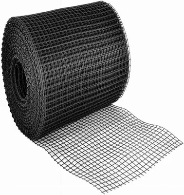 Produktbild von PVC Kunststoffzaunnetz 0,4 x 50m SCHWARZ