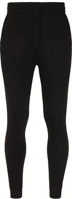 Produktbild von Just Hoods , Kids´ Tapered Track Pant , Jet Black , M (7/8)