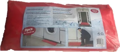 Produktbild von Mobiler Wasserschutz Hochwasserschutz 44x20 Wirksamer Schutz vor Überschwemmung und Abdichtung Zugluftstopper Stapelbar Krisenvorsorge wiederverwendbar (rot)