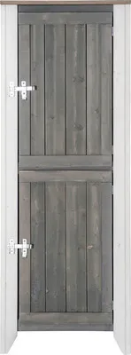 Produktbild von Gartenschrank/Outdoorküche Konsta Typ 561 Hochschrank inkl. 2 Türen 60 x 60 x 160 cm hellgrau-creme