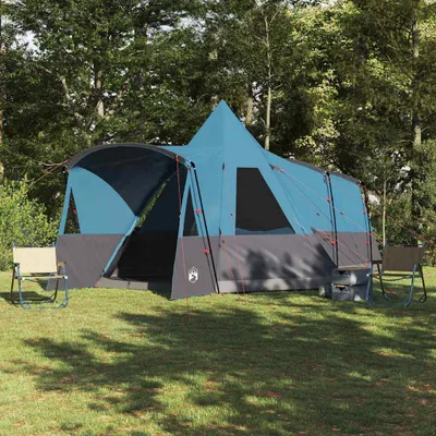 Produktbild von "Schlussverkauf" Teepee zelt 1 PC - Campingzelte UV-beständige - mit Dach - mit Speicher Blau 720x465x295 cm C15382