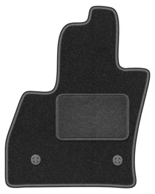 Produktbild von Fahrermatte Velours für Fiat 500L 2012- (Minivan) – 1-tlg, Graphit, passgenau – Wielganizator LUX