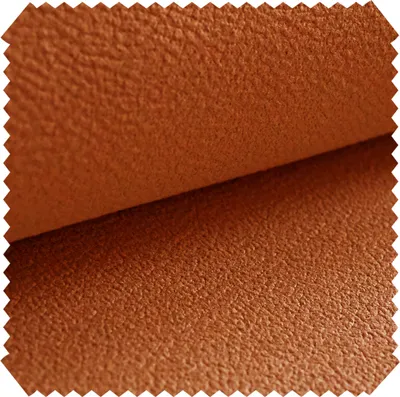 Produktbild von novely® MILANO Velours Stoff Möbelstoff Polsterstoff Lederoptik | Meterware | 1lfm - Farbe: 13 Orange