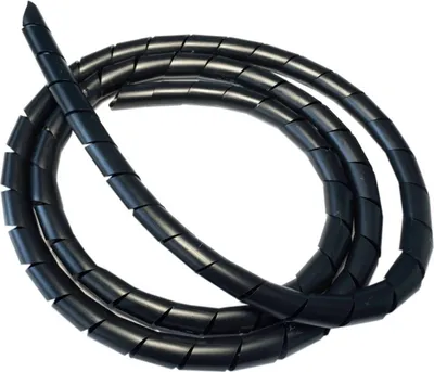 Produktbild von Ridewill Spiralband schwarz flexibel 5m Rolle Ø 8 mm kürzbar