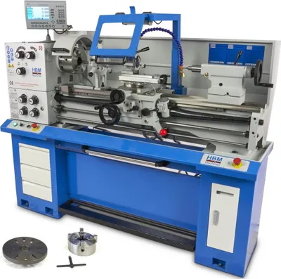 Produktbild von HBM Metalldrehmaschine 360 x 1000 DRO 400 Volt