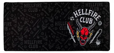 Produktbild von Cinereplicas Stranger Things-hellfire Club Mauspad Schwarz Schwarz One Size