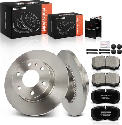 Image de Frankberg 2x disques de frein 4x plaquettes de frein essieu arrière pour Iveco Daily IV Daily V Daily VI
