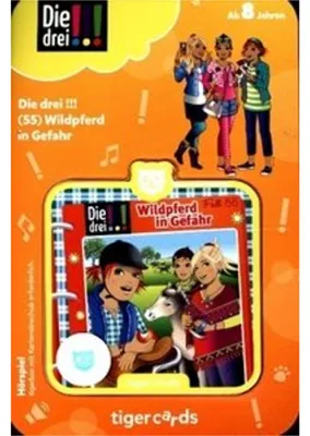 Produktbild von tigercard - Die drei - Folge 55: Wildpferd in Gefahr