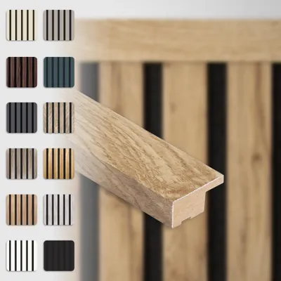 Produktbild von HEXIM Akustikpaneele Zubehör Abschlussleiste Lamellen MDF Wandverkleidung