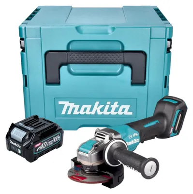 Obrázok produktu pre Makita GA 047 GD101 Akumulátorová uhlová brúska 40 V max. 125 mm X-LOCK Brushless + 1x akumulátor 2,5 Ah + Makpac - bez nabíjačky