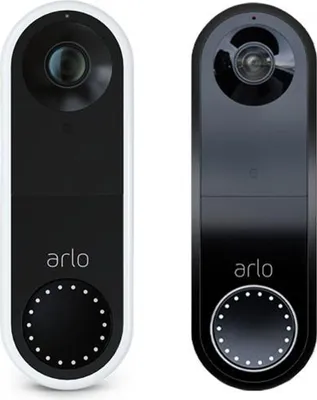 Produktbild von Arlo Essential WFVDB, Schwarz, CE, Kabellos, 110°, 1536 x 1536 Pixel, 720 x 720,1080 x 1080,1536 x 1536
