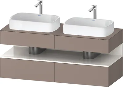 Produktbild von DURAVIT QA4767022430000 QTG KWTU WH Ek. 1400x550x600 bs. Mt.