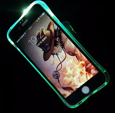 Produktbild von Handy Hülle LED Licht bei Anruf für Case Handy Samsung Galaxy J7 2016 Blau