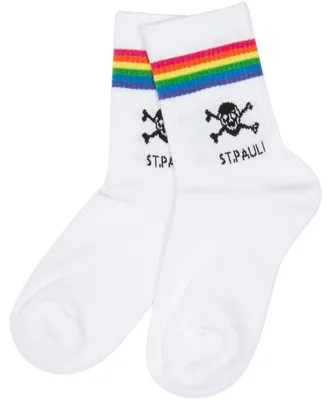 Produktbild von St. Pauli - Totenkopf Regenbogen - Tennissocken 42/46