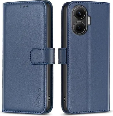 Produktbild von Xiaomi Poco F7 Hülle - BINFEN Klapphülle - Blau