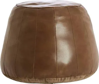 Produktbild von Light & Living - Sitzpuff Dovio - Hellbraun - Ø56x42cm