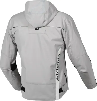 Immagine prodotto di Giacca impermeabile da moto Macna Riggor, grigio/nero/giallo, XL