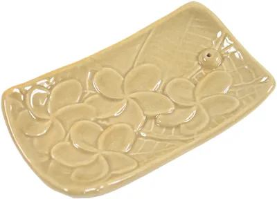 Produktbild von Räucherstäbchenhalter aus Keramik Beige - Modell 5, Creme-weiß, 1*13*7,7 cm, Räucherstäbchen Halter