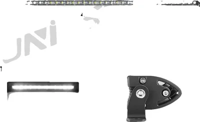 Produktbild von LED-Lichtleiste, wasserdichtes Design, verstellbare Montage, 38INCH Lichtleiste