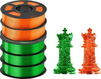 Produktbild von 3D-Drucker-Filament, hohe Zähigkeit, saubere Wicklung, PETG 3TPGN 2TPOR