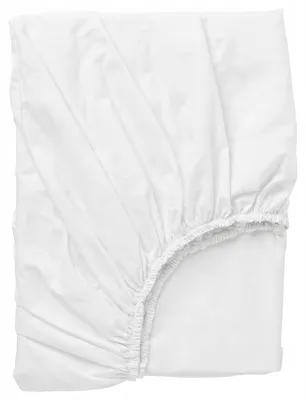 Produktbild von IKEA DVALA Spannbettlaken Weiß 90x200 cm