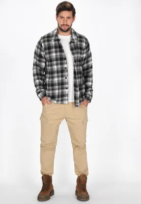 Produktbild von SAPORTA herren hemd - schwarz weiss, XL