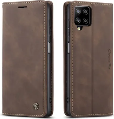 Produktbild von Samsung Galaxy A12 Hülle - CaseMe 013 Klapphülle - Dunkelbraun