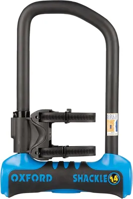 Productafbeelding van Beugelslot fiets 14 mm - 260 x 177 mm - Blauw