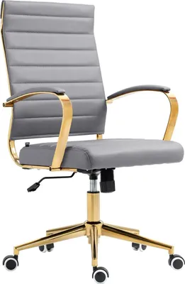 Immagine prodotto di Sedia da ufficio ergonomica Art Learning - Comfort di seduta di design - Girevole a 360° | Colore: grigio