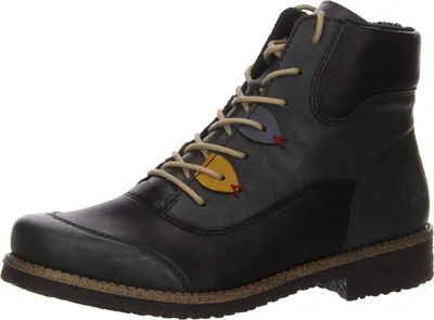 Produktbild von Rieker Schnür-,Zug-u.Schnallenstiefel in grün, Gr. 43