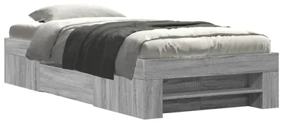 Immagine prodotto di vidaXL Struttura letto con contenitore Grigio Sonoma 80 x 200 cm in materiale derivato dal legno