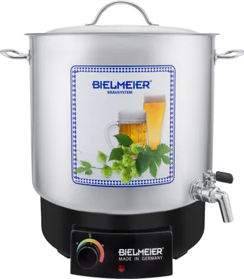 Produktbild von BIELMEIER Maischekessel Home Brewing 2000 Watt 29 Liter Auslaufhahn 3/4" BHG 415