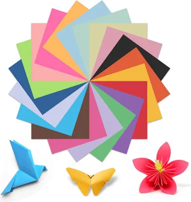 Obrázok produktu pre Moinkerin Paper Origami 300 listov 15x15 cm 70 g/m² 20 farieb obojstranne
