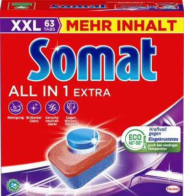 Produktbild von Spülmaschinentabs All in 1 Extra SAE63 63 Stück