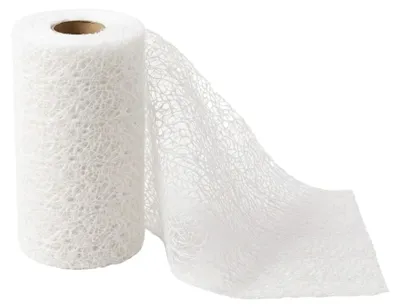 Produktbild von G.schmückt Tischband 25m Rolle, Tischläufer Dekoband zuschneidbar, Dekorative Tischdeko, Weiß 30cm